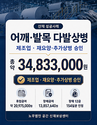 제조업 여성 다발 상해